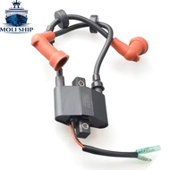 6B4-85570 Ignition Coil For Yamaha Outboard Motor 2 Stroke 9.9HP 15HP 9.9D 15D 6B3 6B4 New Model 6B4