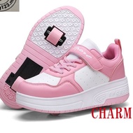 【Original】Rush shoes without lights Campus Rush shoes Girls Student Rush roller skates Big children'