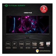 TITAN ARMY 35 Curved R1800 180Hz 21:9 WQHD Gaming Monitor (C35SQ-PLUS)