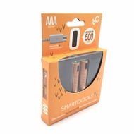 Smartoools micro usb rechargeable battery AAA 450mah