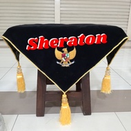 Paskibra tray base, flag ceremony tray base with black pendant