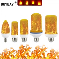 3W 5W 7W 9W E27 E26 E14 E12 Flame Bulb 85-265V LED Flame Effect Fire Light Bulbs Flickering Emulatio