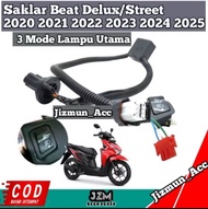 SAKLAR 3 MODE HONDA BEAT DELUX & STREET NEW 2020/2025 HONDA VARIO LED OLD 2015/2017
