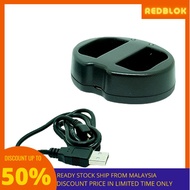 Kingma Dual Battery Charger with USB Cable for Canon LP-E6 60D 70D 80D 6D 5D