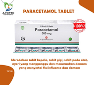 PARACETAMOL Tablet 500 mg (1 Box Isi 10 Strip)