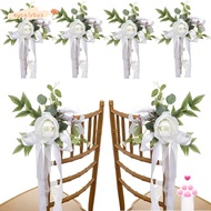 EUCALYTUSMY Wedding Aisle Decorations, Floral Arrangements Artificial Floral Artificial Flower Chair