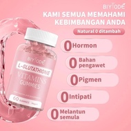 BIYODE Glutathione Gummies | Vitamin C + Collagen | Gummy Whitening Kulit Sihat Berseri