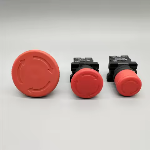 22mm Emergency Stop Mushroom Push Button Switch ZB2-BE102C Red NC XB2-ES542 Control Electrical Start
