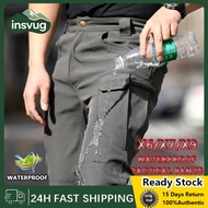INSVUG IX7/IX9 Waterproof Tactical Pants Men SWAT Combat Army Pants Casual Men Hiking Pants Outdoor 