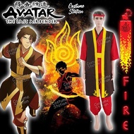 terbaru !!! kostum zuko avatar the last airbender / costume fire