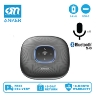 Anker A3301 PowerConf Bluetooth Speakerphone with 6 Microphones Enhanced Voice Pickup 24H Call Time 