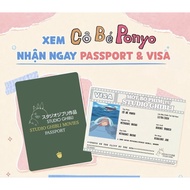 [ CGV + GHIBLI STUDIO] Visa Ponyo Visa Ponyo Ghibli CGV - POSTCARD GHIBLI CGV