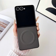 Galaxy Z Flip7 5G รูปแบบคาร์บอนไฟเบอร์ปลอกสำหรับ Samsung Galaxy Z Flip7 5G Flip7 FE Flip 7 FE Flip 6