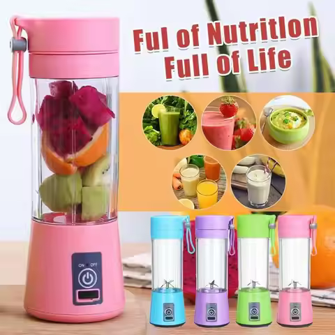 380ml Portable juice mixer mini electric juicer USB rechargeable smoothie smoothie shake mixer outdo