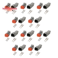DT 2-Pin Waterproof Electrical Connector DT06-2S DT04-2P Inlet Air Temperature Sensor Plug with Roun