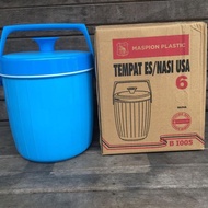 TERMOS Maspion Ice Thermos Rice/ (Hot Cold) - Rice/lce Bucket USA 6 BI005