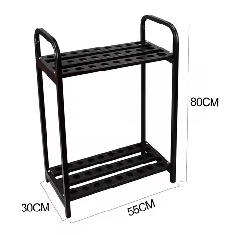 Golf Club Display Rack Organizer Stand 27 Slots Metal Shelf Holder Supplies
