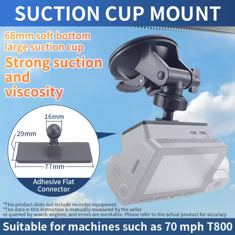 for 70mai car Camera T800 Mount For 70mai T800 suction cup bracket
