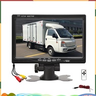 12V-36V 7inch Car Monitor 16:9 800x480 LCD Rearview Monitor with 2 Way Video Input for Rear View Cam