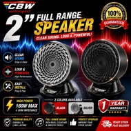 🇲🇾Ready Stock‼️🇲🇾CBW 2 Full Range Speaker with bass Dome Tweeter  Car Loudspeaker Fullrange Midrange