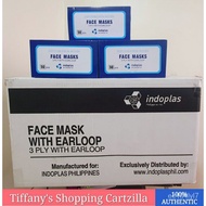 Best INDOPLAS FACE MASK 3 Ply with Earloop Surgical Face Masks - FDA APPROVED