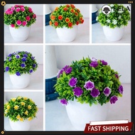 【Hot-DELA】Artificial Bonsai Fake Plant Flower Potted Plant Home Bedroom Garden Decorative❀