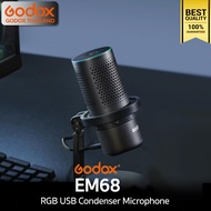 Godox Microphone EM68 RGB USB Condenser Microphone สำหรับ Live streame Video - รับประกันศูนย์ Godox 