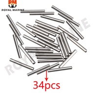 936-0220M-02-00 Dowel Pin for Yamaha outboard motor 2 stroke 20-50HP 93602-20M02-00 936-0220M-02 936