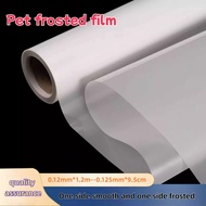 Frosted PET polyester film single sided transparent frosted film PET frosted polyester film