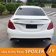 For Mercedes Benz W205 Spoiler 2016-2018 C-class C180 C200L C63 Spoiler High Quality ABS Car Rear Wi