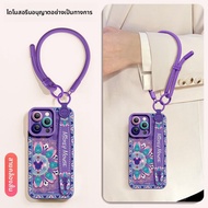 SUPER MOUSE | เคสป้องกันสำหรับ iPhone 16 Promax 14 Pro 13 8p 7 Plus xr พร้อมสายคล้องปรับได้และสายคล้
