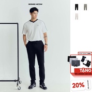 [Best Seller] Men's Long Drawstring Pique Trousers, Comfortable Pique Fabric, QD0013, SOMEHOW