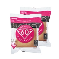 HARIO V60 Unbleached 01 Filter Paper VCF-01-100M VCF-02-100M v-Type Hario V60 Filter Paper V60 Filte