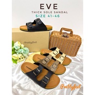Prettyfeet EVE Plus Size Women Slipper - Thick Plus Size Slipper - Sandal Perempuan Plus Size - Size