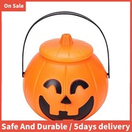 Pumpkin Candy Bucket,Halloween Pumpkin Bucket,Trick or Treat Pumpkin Bucket Jack Lantern Candy Baske