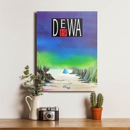 Dewa 19 Hiasan Dinding Poster Kayu Dekorasi Pajangan Walldecor