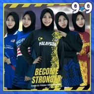 CY LZ008 Plus Size Gym Shirt Woman Fitness Shirts Sportwear / Baju Malaysia Muslimah / Baju Sukan Muslimah / Blouse Sukan Besar 3xl 4xl