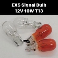 Honda EX5 Signal Bulb 12V10W (T13) Orange, Clear / Bulb Signal 12V10 T13 Mentol Bulb