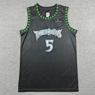 Men's Anthony Edwards Jersey #5 Jaden McDaniels Jersey Swingman Jersey Naz Reid Sports Basketball Je