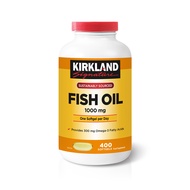 KIRKLAND | น้ำมันปลา Fish Oil 1000mg Natural Omega-3 (400 Softgels)