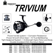 Reel Tridentech REEL Spinning Tridentech Trivium 21 New Salt Water 1000 - 5000 Reel Trivium