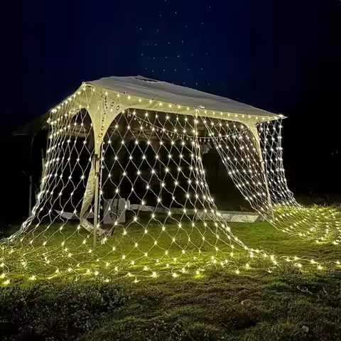 3mx3m 3mx2m 2mX2m LED String Christmas Net Lights Fairy Xmas Party Garden Wedding Decoration Curtain