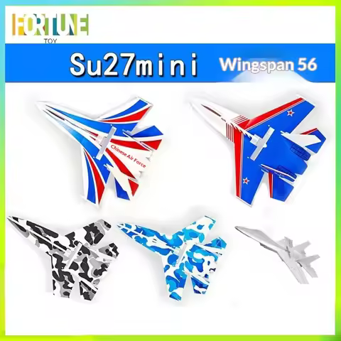 Su27mini Aircraft Model Mini Small Su27 Fixed Wing Crash Resistant Magic Board Fighter Foam Aircraft