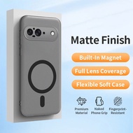 Casing for Google Pixel 9 5G Pixel9 G2YBB GUR25 G1B60 Phone Case Magnetic Adsorb Wireless Fast Charg