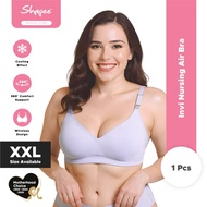 Shapee iNVI Nursing Air Bra - non-removeable cup, wireless, seamless maternity bra, nursing clip, br