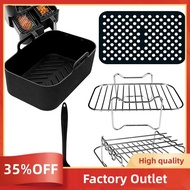 6 PCS Double Basket AirFryer Parts Air Fryer Accessories Set for  Foodi AF300UK AF400UK, Tower T1708