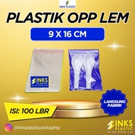 OPP PLASTIC GLUE 9x16 MULTIPURPOSE PACKAGING (100 PCS) OPP Plastic Bag