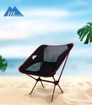 MasterTool - 戶外露營便攜折疊椅，釣魚椅，紅色