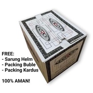 DR277 - Trendy SNI Half Face Helmet Handsome Spoiler for Men and Women Force X1 NS Solid Color Plain