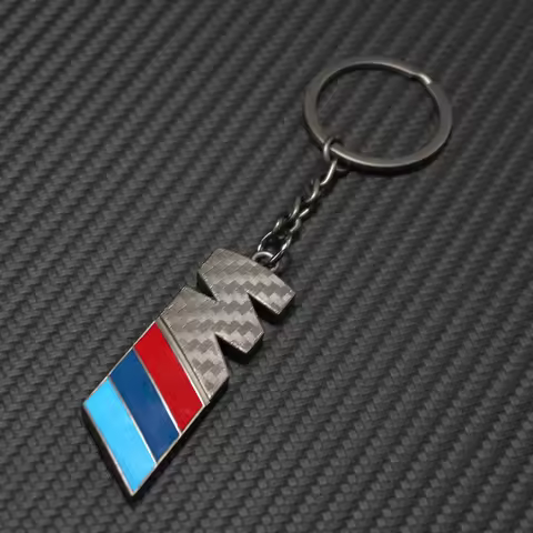 3D Metal Keychain Keyring Car Badge Key Ring Auto Accessories For BMW M Performance E36 E60 E90 X2 X